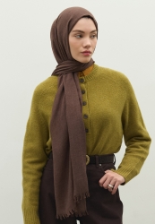 CASHMERE TEXTURED HIJAB COCOA