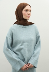 KAŞMİR DOKULU ŞAL ACI KAHVE