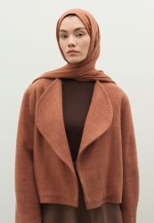 CASHMERE TEXTURED HIJAB COPPER
