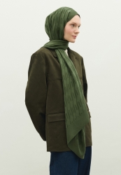 NARA COTTON FLOSH JACQUARD HIJAB LEAF