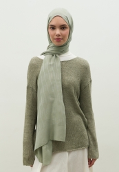 NARA COTTON FLOSH JACQUARD HIJAB COLD GREY