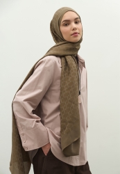 MONOGRAM COTTON FLOSH JACQUARD HIJAB SOIL
