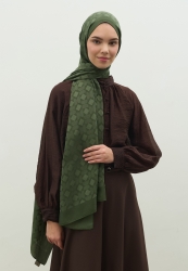 OSLO COTTON JACQUARD FLOSH HIJAB LEAF