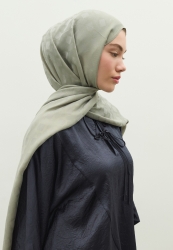 OSLO PAMUK FLOŞ JAKARLI ŞAL SOĞUK GRİ