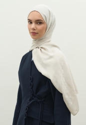OSLO COTTON JACQUARD FLOSH HIJAB STONE