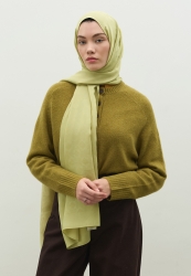 OSLO PAMUK FLOŞ JAKARLI ŞAL ADAÇAYI