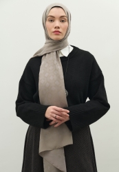 OSLO COTTON JACQUARD FLOSH HIJAB SILVER