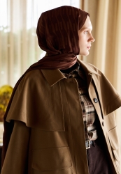 NARA COTTON FLOSH JACQUARD HIJAB TREE BARK