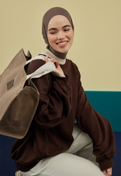 ATHLETIC HIJAB BITTER COFFEE