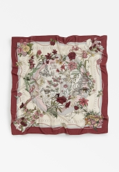 ONCE UPON A LOVE DESEN FLOŞ VİSKON EŞARP VİNTAGE ROSE