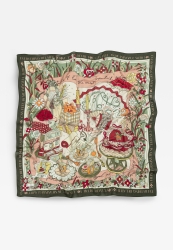 A CINDIRELLA'S DREAM DESEN FLOŞ VİSKON EŞARP FOREST