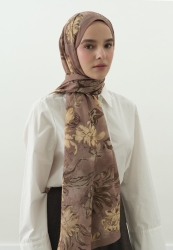 NORAH DESENLİ PAMUK VİSKON ŞAL GÜLKURUSU