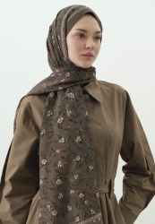 LEANA DESENLİ PAMUK VİSKON ŞAL VİZON