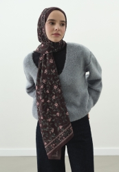 LEANA DESENLİ PAMUK VİSKON ŞAL ERİK ÇÜRÜĞÜ