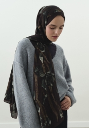 ZELINDA DESENLİ PAMUK VİSKON ŞAL ERİK ÇÜRÜĞÜ