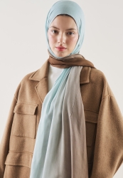 DEGRADE PATTERN RAMI HIJAB BROWN