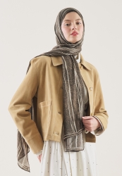 STRIPED DESEN RAMİ ŞAL HAKİ