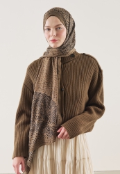 DOT ELEGANCE PATTERN RAMI HIJAB CHOCOLATE COFFEE