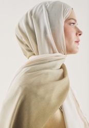 DEGRADE DESEN RAMİ ŞAL ÇAĞLA-BEJ