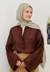 RAMI VISCOSE HIJAB DARK BEIGE