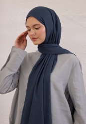 SOFT VİSKON ŞAL KOYU MAVİ