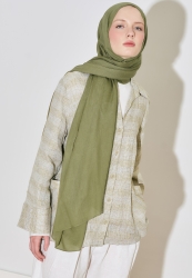 SOFT VİSKON ŞAL ZEYTİN YEŞİLİ