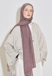 SOFT VİSKON ŞAL TOZLU PEMBE