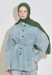 SOFT VISCOSE HIJAB PINE GREEN