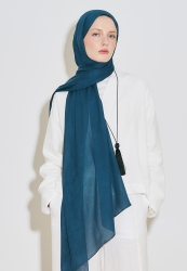 SOFT VİSKON ŞAL DERİN MAVİ