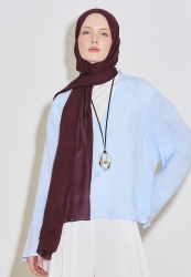 SOFT VISCON HIJAB DARK PLUM