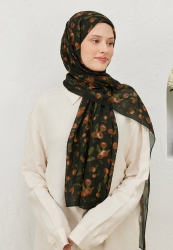 CHERRY DESEN RAMİ ŞAL KAHVE
