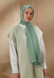 COTTON VISCOSE HIJAB AQUA