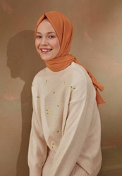 COTTON VISCOSE HIJAB PEACH