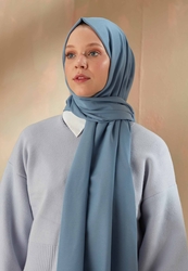 COTTON VISCOSE HIJAB LIGHT BLUE