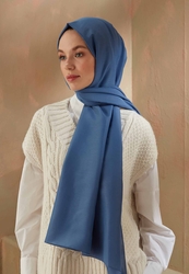 COTTON VISCOSE HIJAB INDIGO