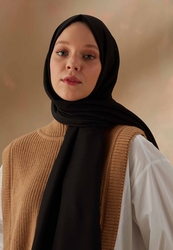 PAMUK VİSKON ŞAL SİYAH PAMUK VİSKON ŞAL SİYAH