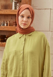 ORGANIC COTTON HIJAB CINNAMON BARK