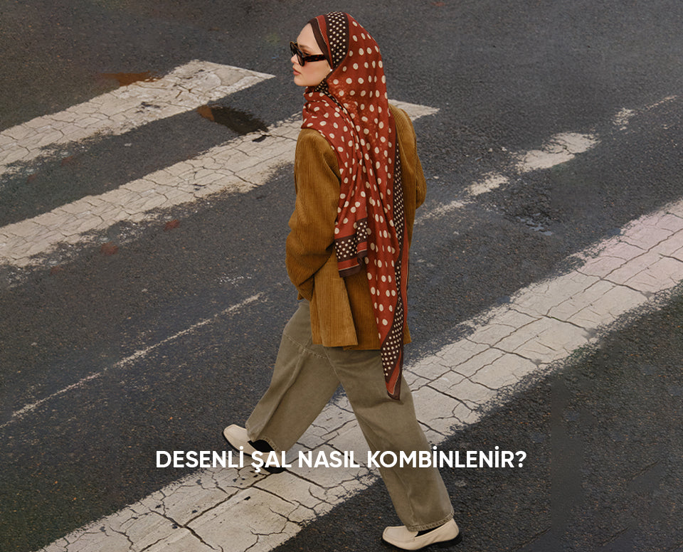 Desenli Şal Nasıl Kombinlenir?
