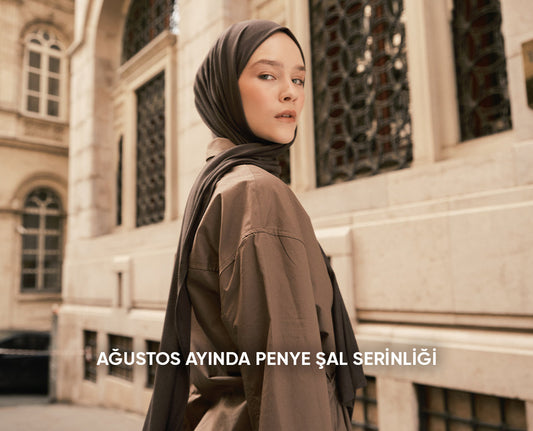 Ağustos Ayında Penye Şal Serinliği