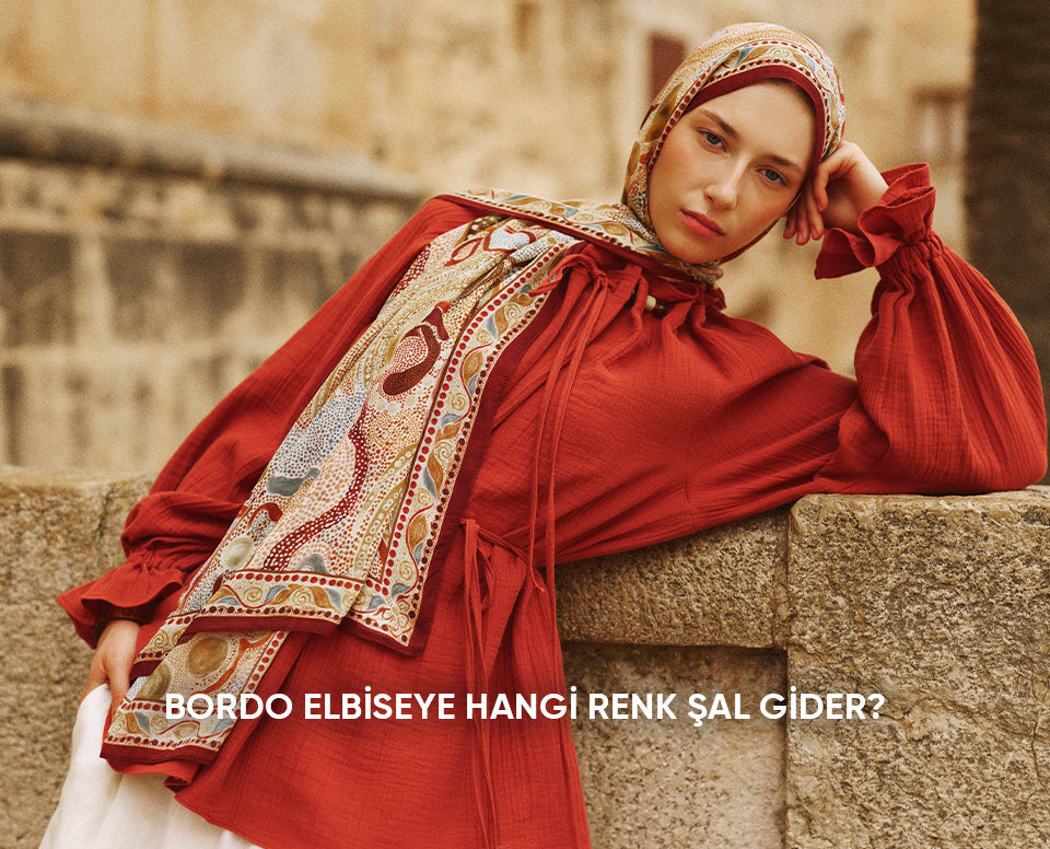 Bordo Elbiseye Hangi Renk Şal Gider?
