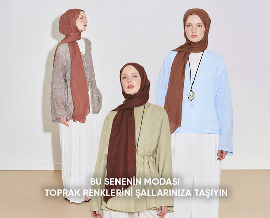 Bu Senenin Modası Toprak Renklerini Şallarınıza Taşıyın