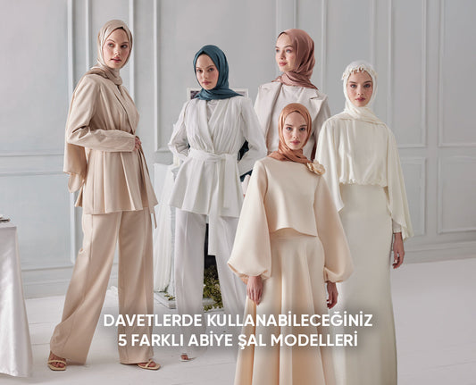 Davetlerde Kullanabileceğiniz 5 Farklı Abiye Şal Modelleri