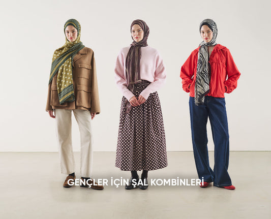 Gençler İçin Şal Kombinleri