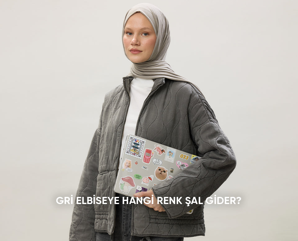 Gri Elbiseye Hangi Renk Şal Gider?