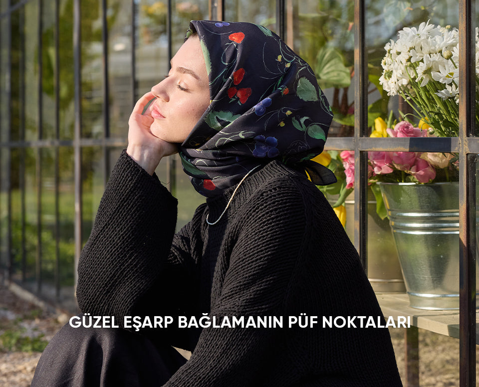 Güzel Eşarp Bağlamanın Püf Noktaları