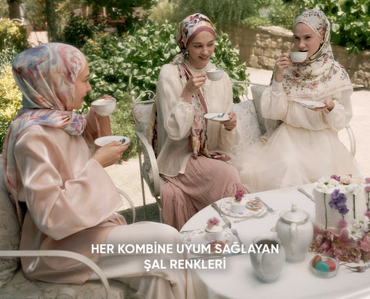 Her Kombine Uyum Sağlayan Şal Renkleri