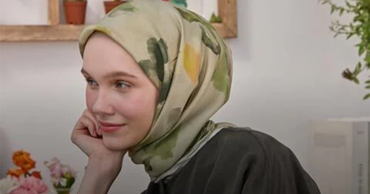 Her Mevsime Uygun Yeşil Eşarp Kombinleri