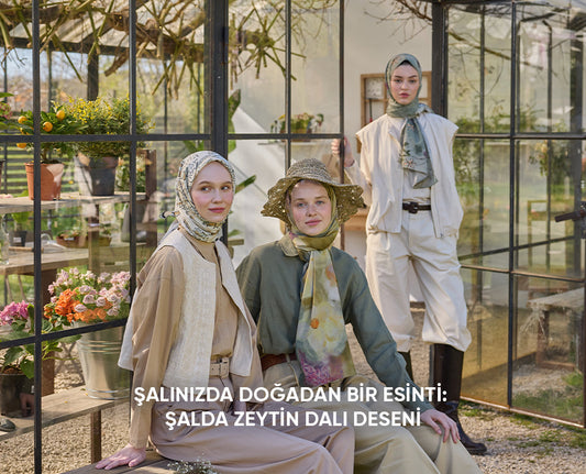 Şalınızda Doğadan Bir Esinti: Şalda Zeytin Dalı Deseni