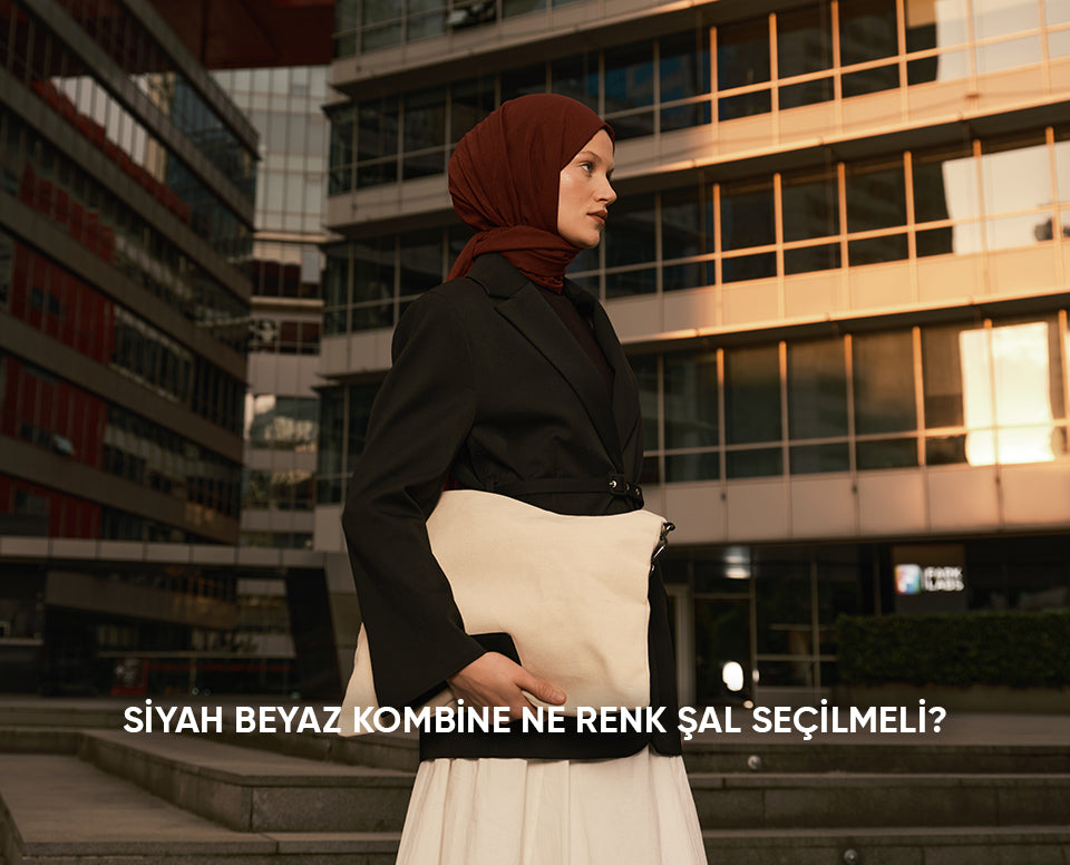 Siyah Beyaz Kombine Ne Renk Şal Seçilmeli?