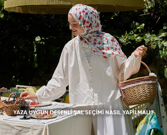 Yaza Uygun Desenli Şal Seçimi Nasıl Yapılmalı?